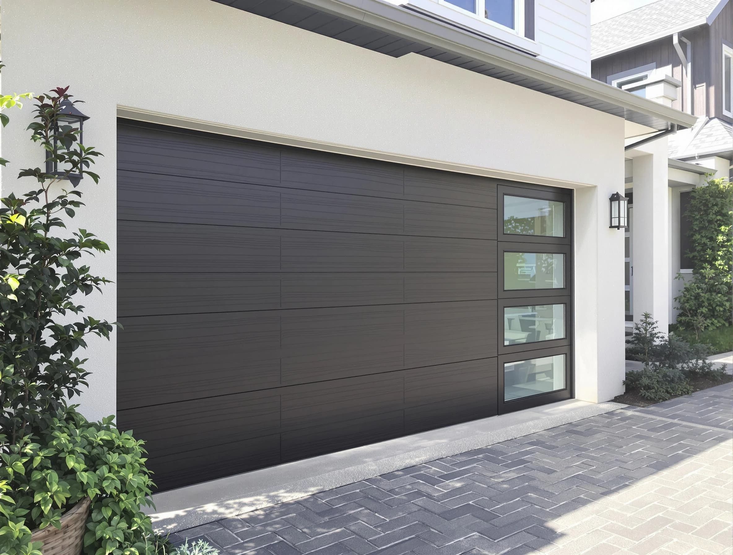 Custom garage door installation by Slaughterville Garage Door Repair in Slaughterville