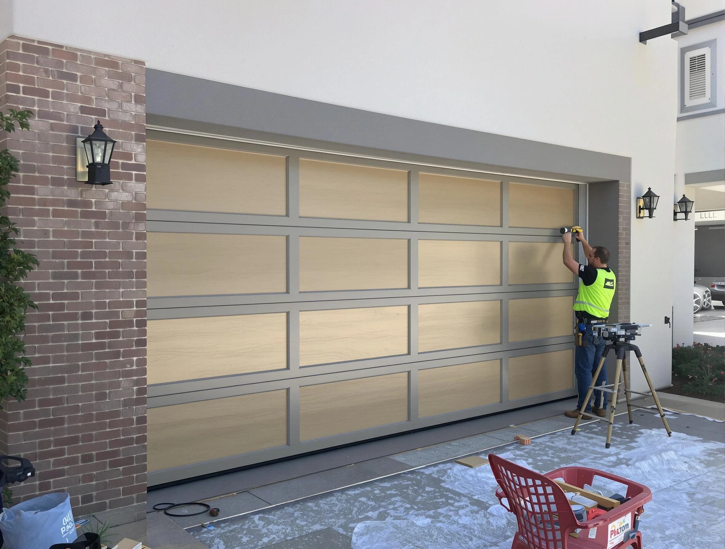 Garage door replacement service by Slaughterville Garage Door Repair in Slaughterville
