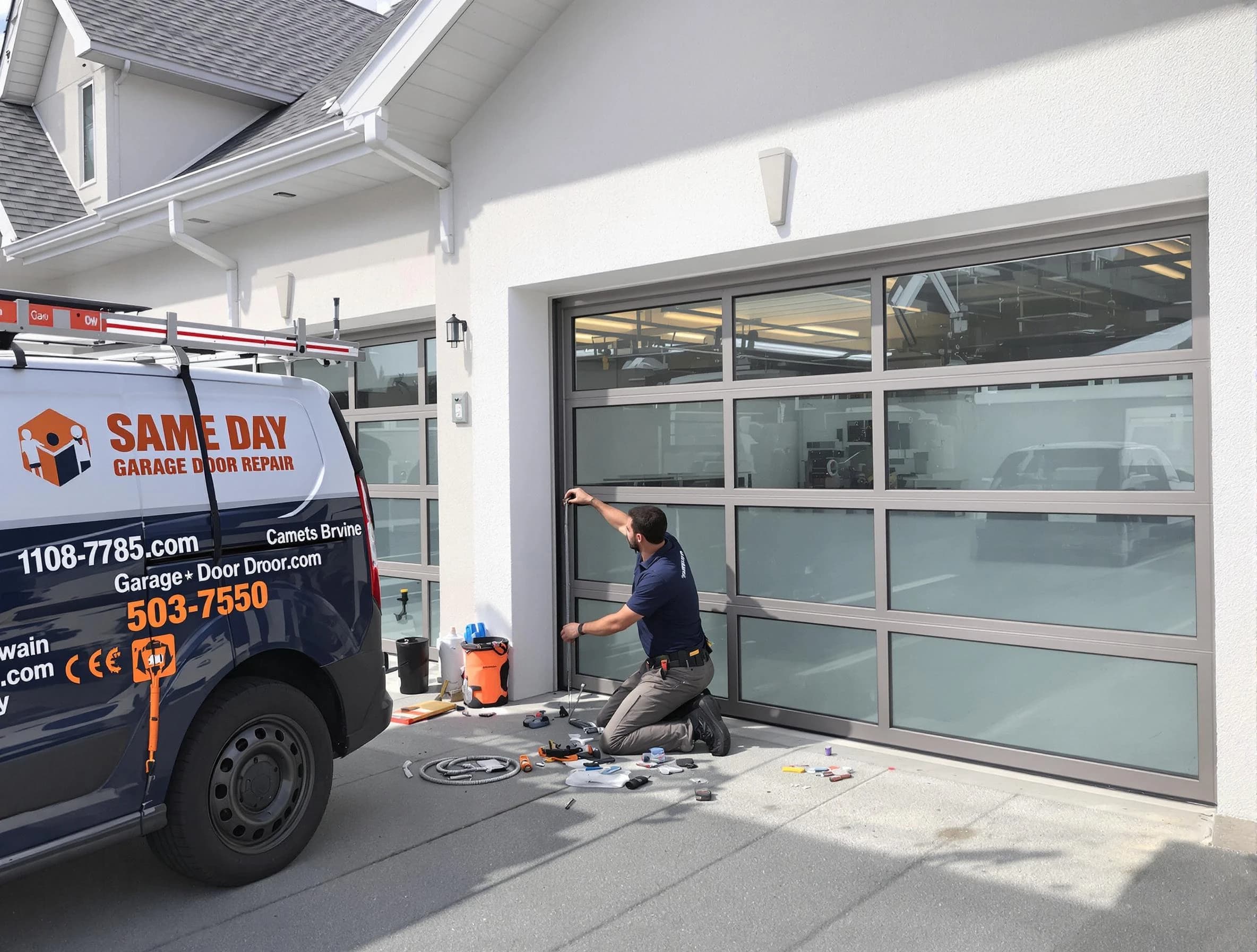 Same-day garage door repair service by Slaughterville Garage Door Repair in Slaughterville