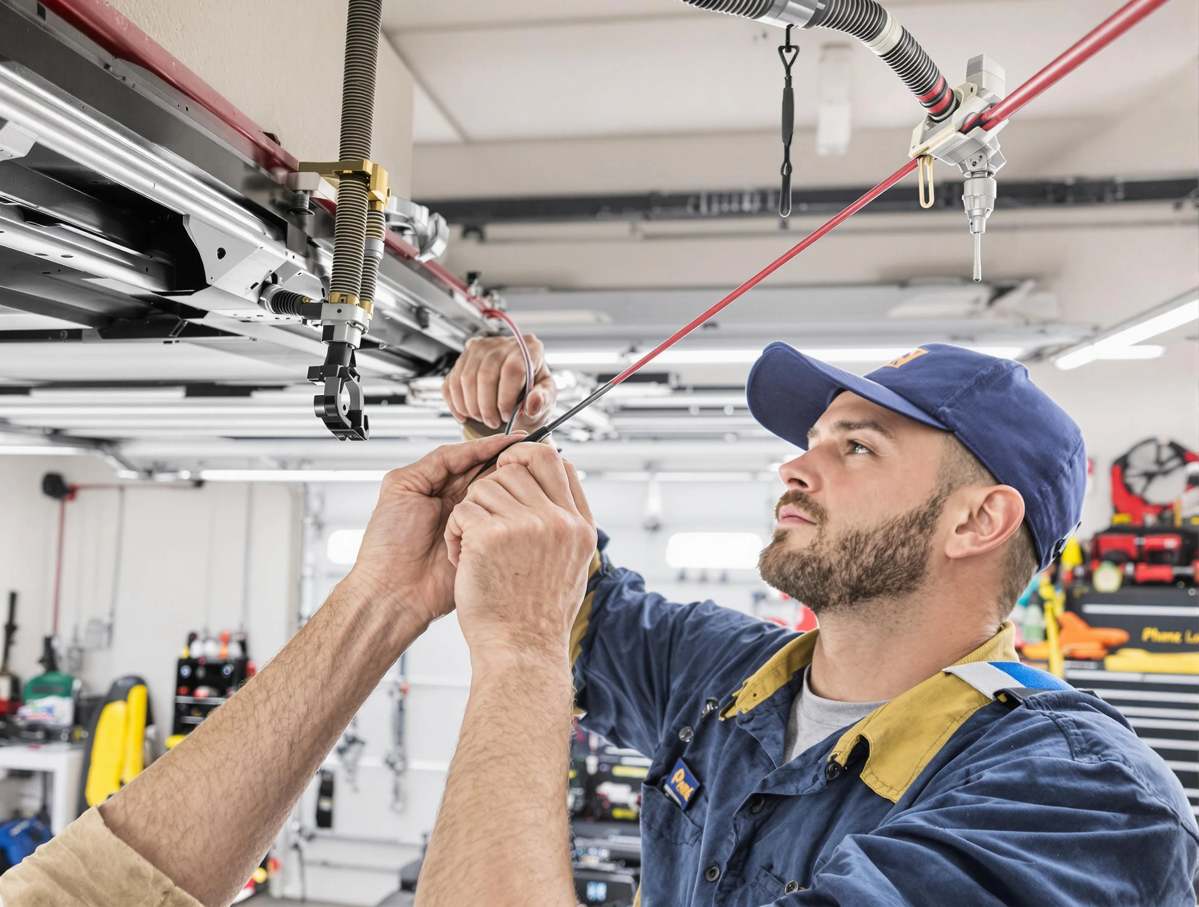 Garage Door Cable Repair in Slaughterville