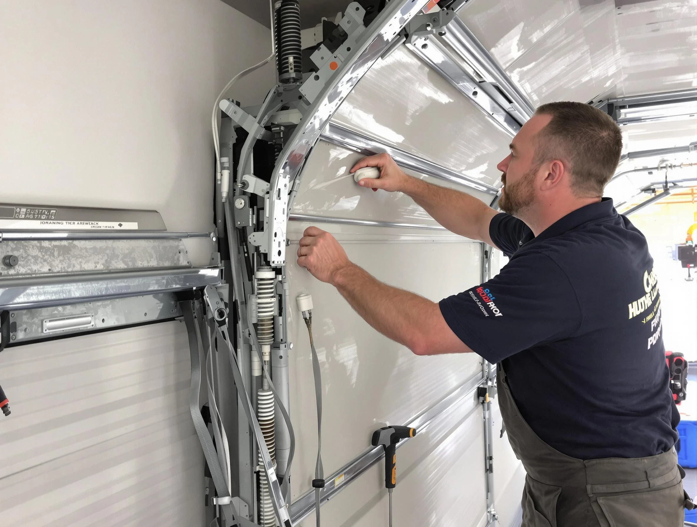 Noisy Garage Door Fix in Slaughterville