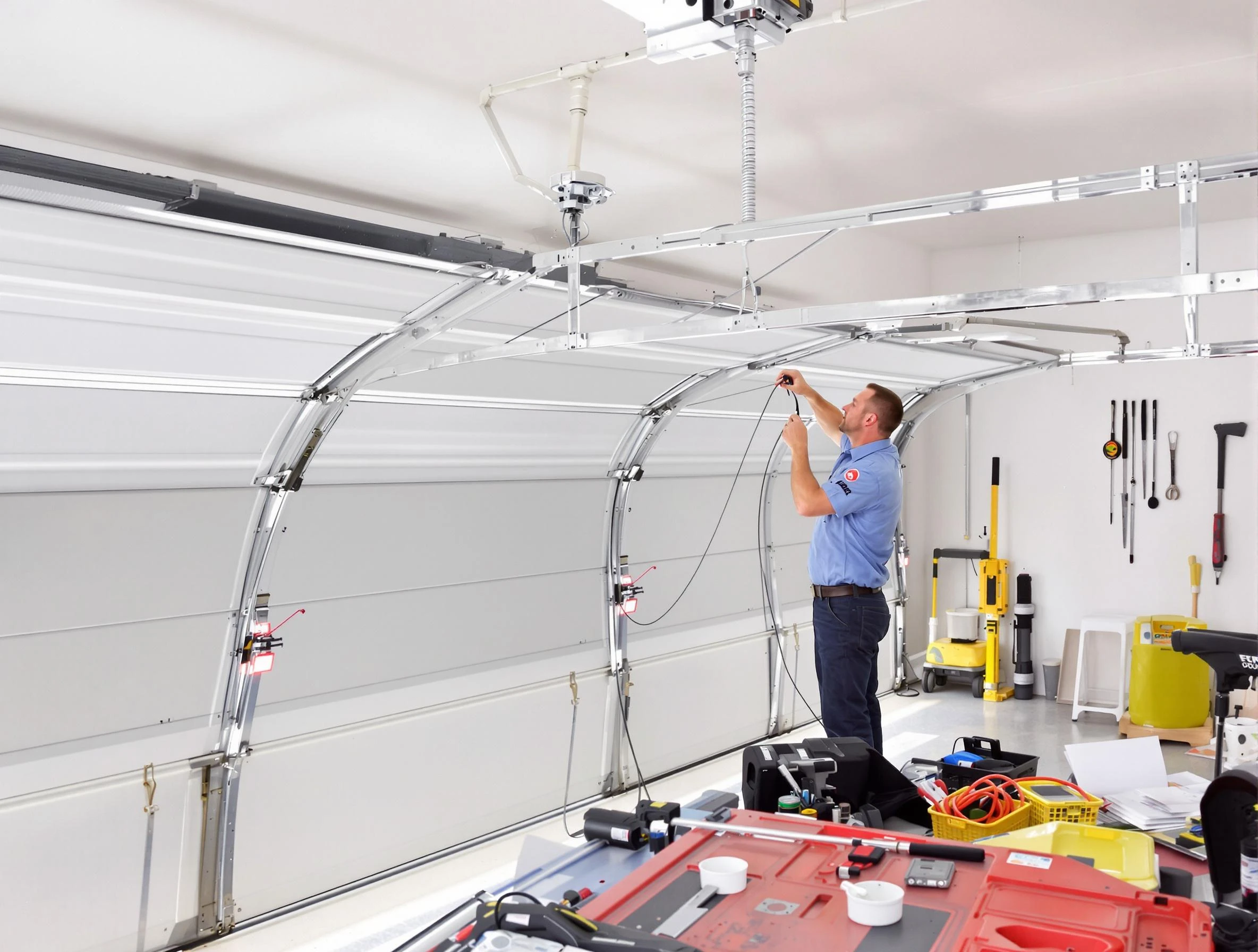 Garage door cable repair service by Slaughterville Garage Door Repair in Slaughterville
