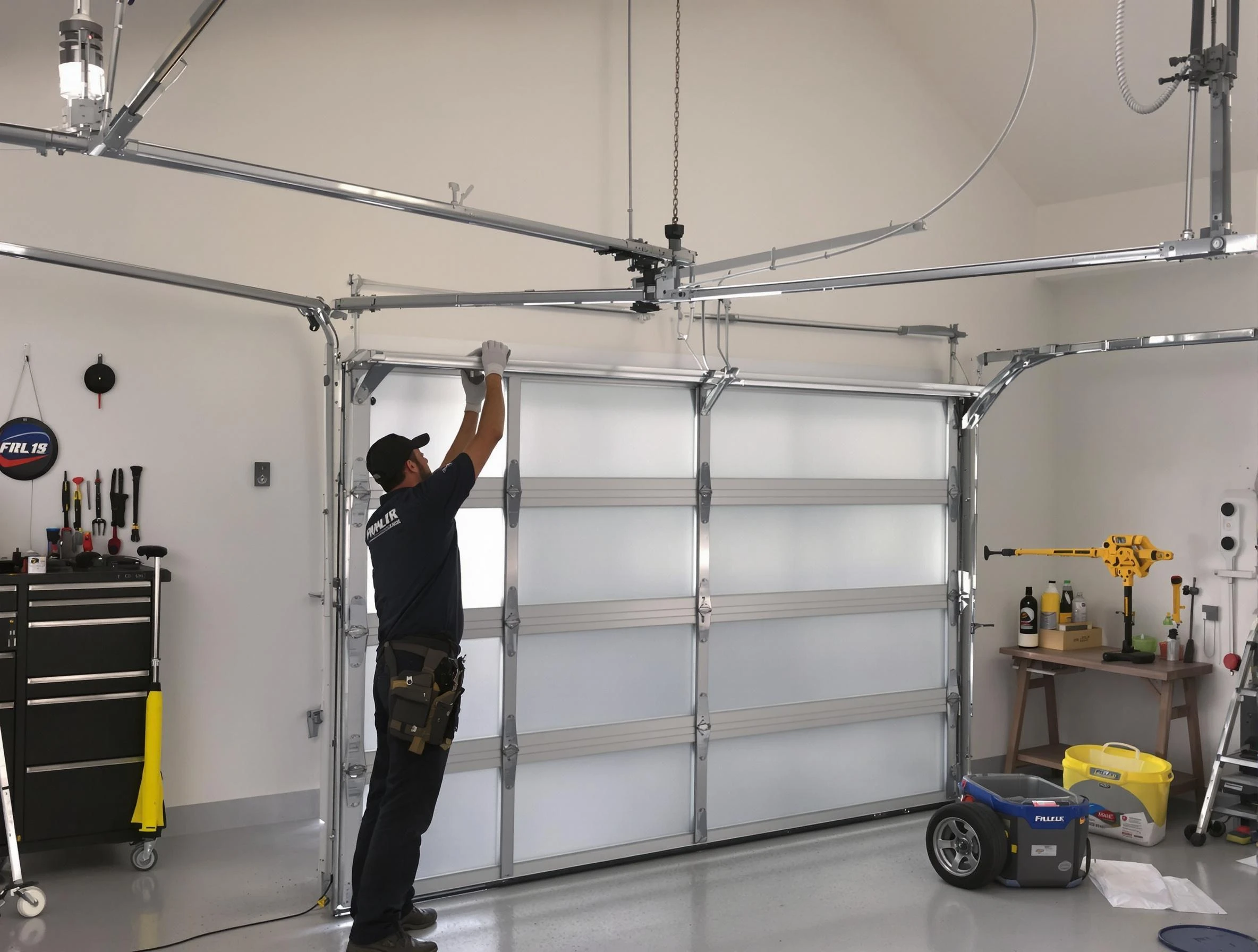 Slaughterville Garage Door Repair certified team performing precision garage door installation in Slaughterville