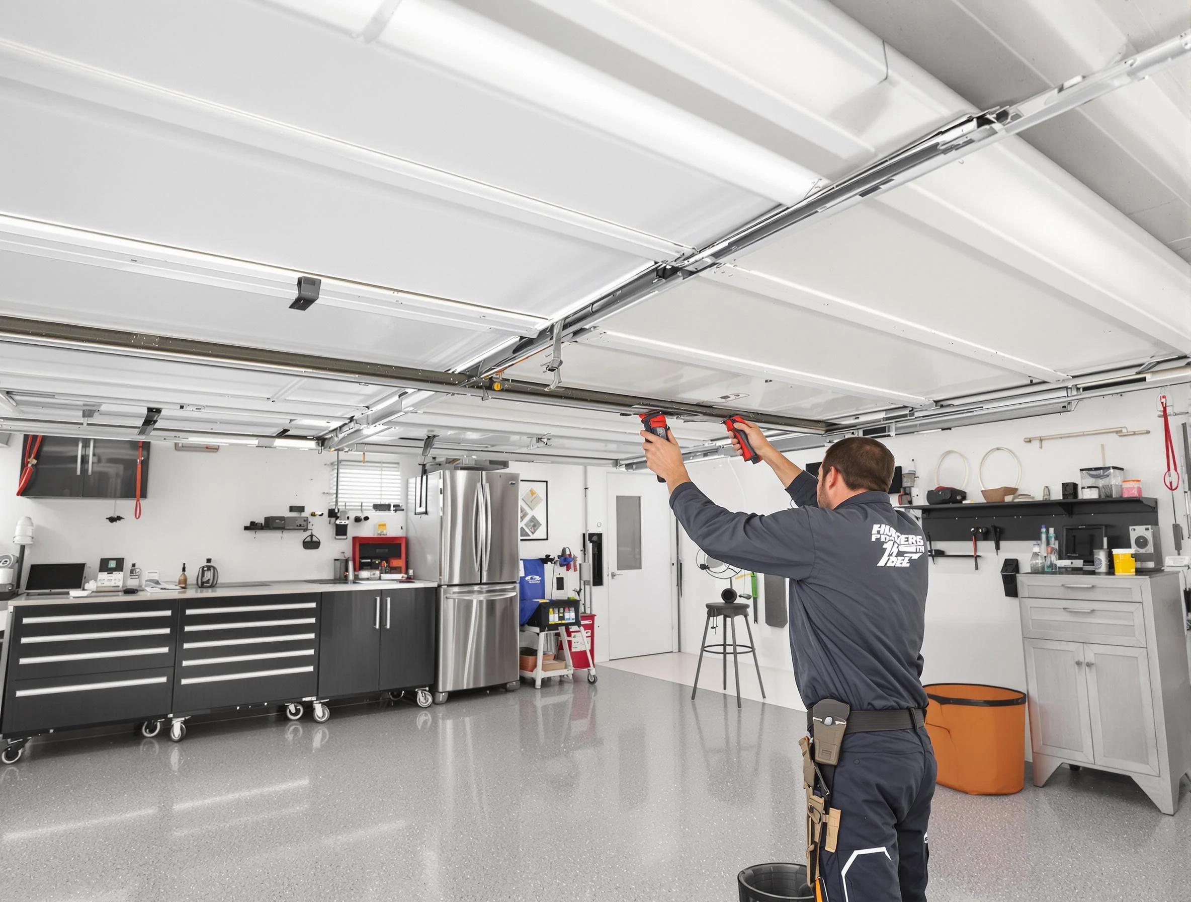 Overhead garage door repair service by Slaughterville Garage Door Repair in Slaughterville