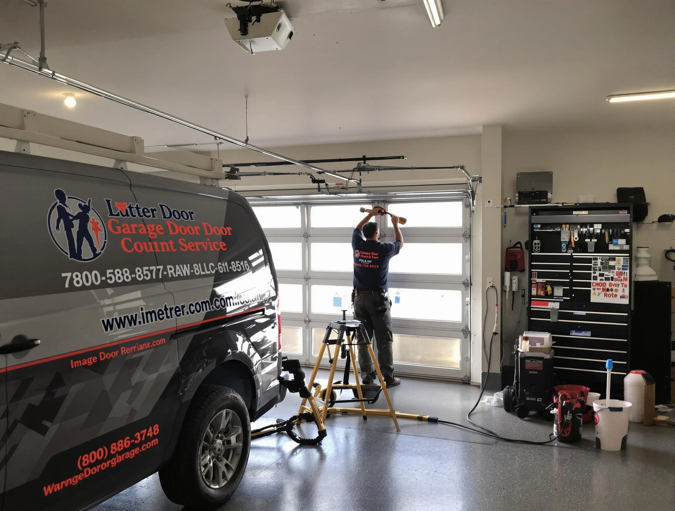 Slaughterville Garage Door Repair rapid response team performing same-day repair in Slaughterville